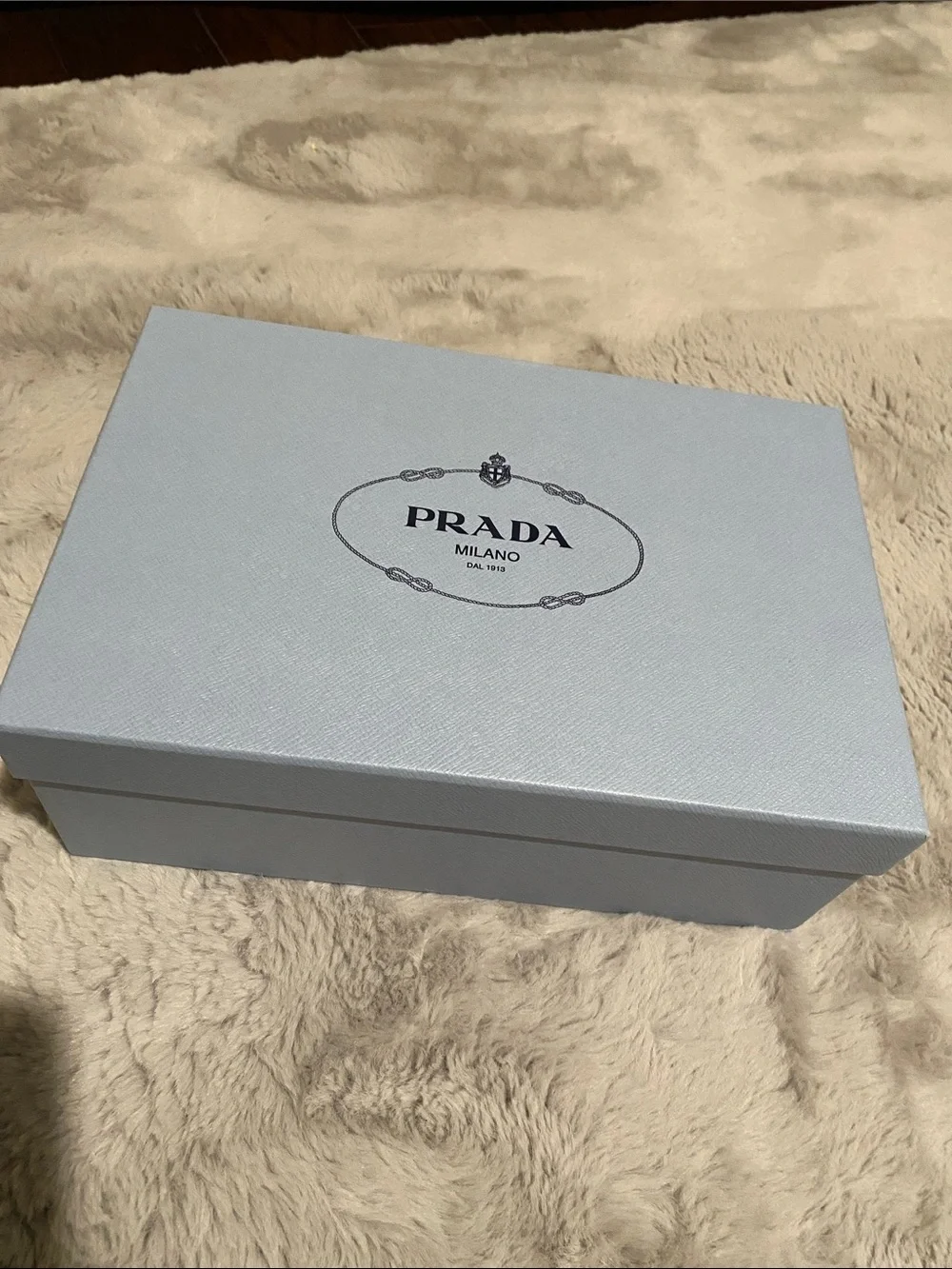 Prada Black Leather Logo Loafer Mules Slide